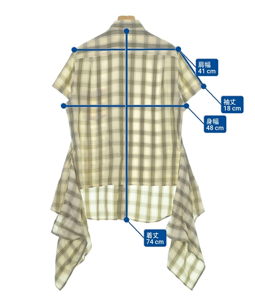 tricot COMME des GARCONS（トリココムデギャルソン）カジュアルシャツ 緑 サイズ:F レディース/2200613328180