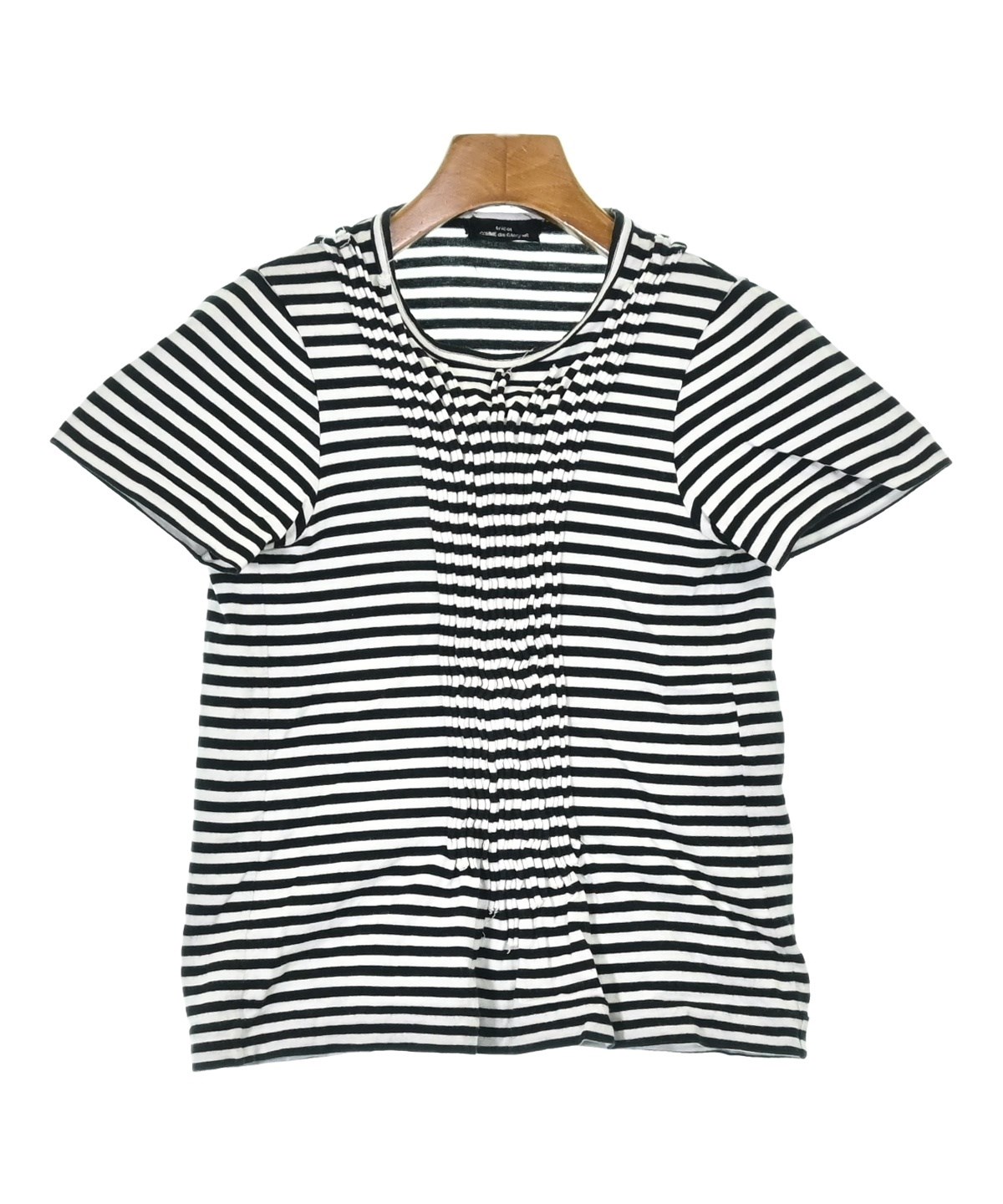 GARCONSトリココムデギャルソン 切り替え カットソー アクリル Tシャツ GARCONSトリココムデギャルソン 切り替え カットソー アクリル Tシャツ