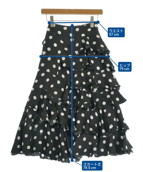 tricot COMME des GARCONS（トリココムデギャルソン）ロング・マキシ丈スカート 黒 サイズ:-(M位) レディース/2200625299034