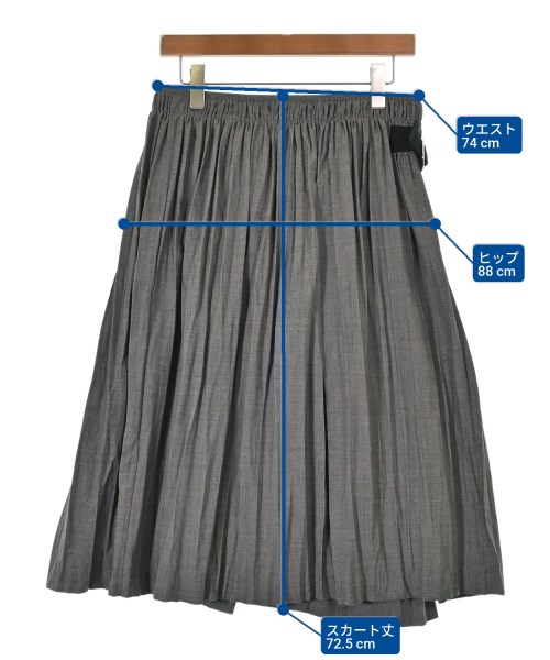 tricot COMME des GARCONS（トリココムデギャルソン）ロング・マキシ丈スカート グレー サイズ:M レディース/2200615642147