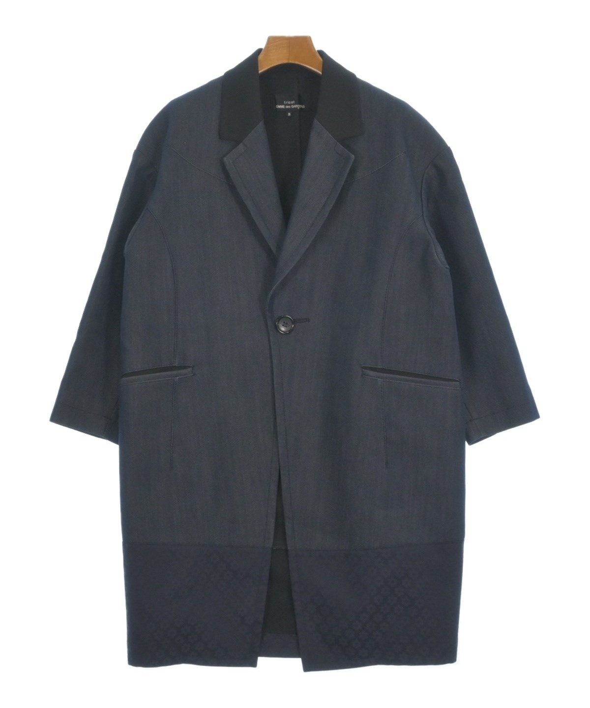 【値下げしました❗️】tricot COMME des GARCONS コート tricot COMME des GARCONS（トリココムデギャルソン）その他 紺 サイズ