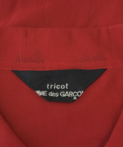 tricot COMME des GARCONS（トリココムデギャルソン）カジュアルシャツ 赤 サイズ:-(XL位) レディース/2200613159616