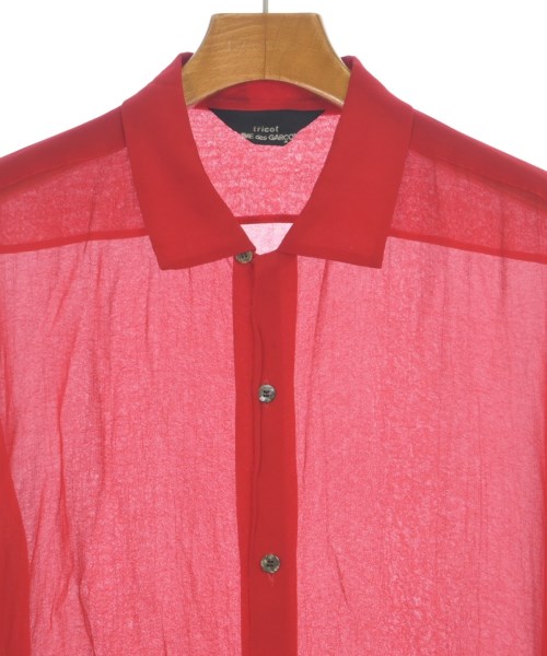 tricot COMME des GARCONS（トリココムデギャルソン）カジュアルシャツ 赤 サイズ:-(XL位) レディース/2200613159616