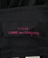 tricot COMME des GARCONS（トリココムデギャルソン）ひざ丈スカート 黒 サイズ:S レディース/2200626745080