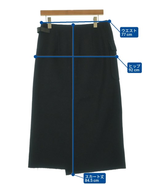 tricot COMME des GARCONS（トリココムデギャルソン）ロング・マキシ丈スカート 黒 サイズ:M レディース/2200623968048