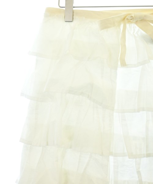 tricot COMME des GARCONS（トリココムデギャルソン）ひざ丈スカート 白 サイズ:S レディース/2200628354013