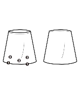 tricot COMME des GARCONS（トリココムデギャルソン）ひざ丈スカート 白 サイズ:-(M位) レディース/2200629662049