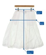 tricot COMME des GARCONS（トリココムデギャルソン）ひざ丈スカート 白 サイズ:-(M位) レディース/2200629662049