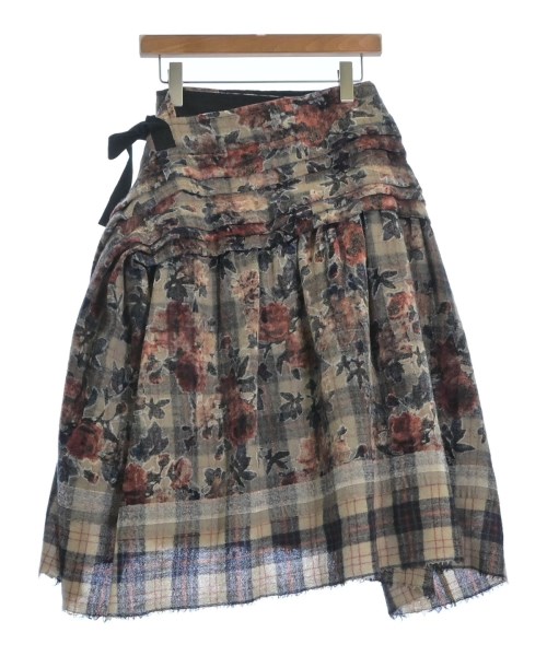 tricot COMME des GARCONS（トリココムデギャルソン）ひざ丈スカート ベージュ サイズ:S レディース/2200629986022