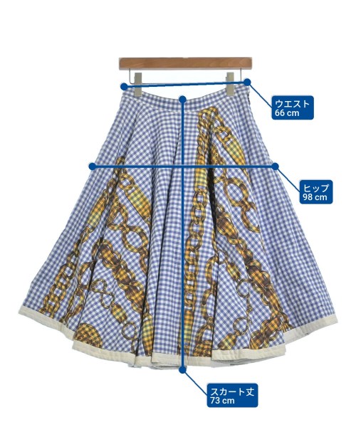 tricot COMME des GARCONS（トリココムデギャルソン）ひざ丈スカート 青 サイズ:M レディース/2200629986152