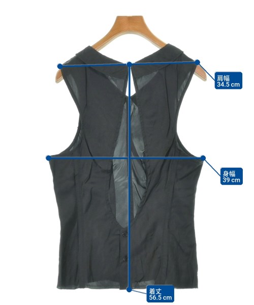 tricot COMME des GARCONS（トリココムデギャルソン）ベスト 黒 サイズ:M レディース/2200632898701