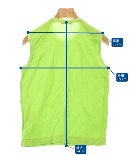 tricot COMME des GARCONS（トリココムデギャルソン）ノースリーブ 緑 サイズ:F レディース/2200608291147