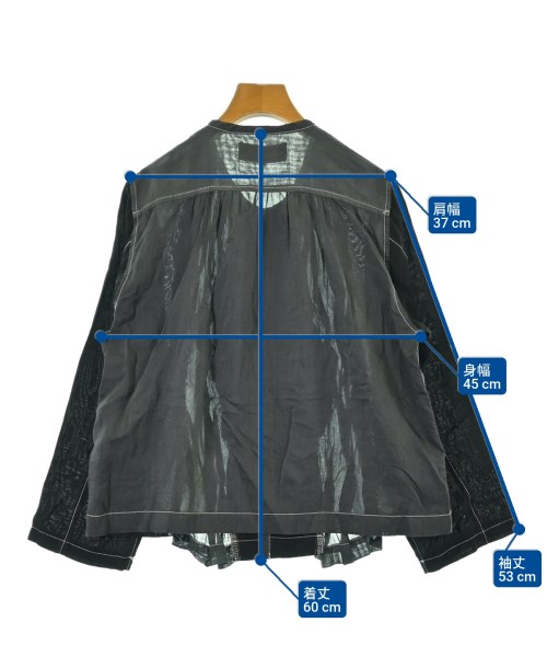 tricot COMME des GARCONS（トリココムデギャルソン）カジュアルシャツ 黒 サイズ:M レディース/2200616197028