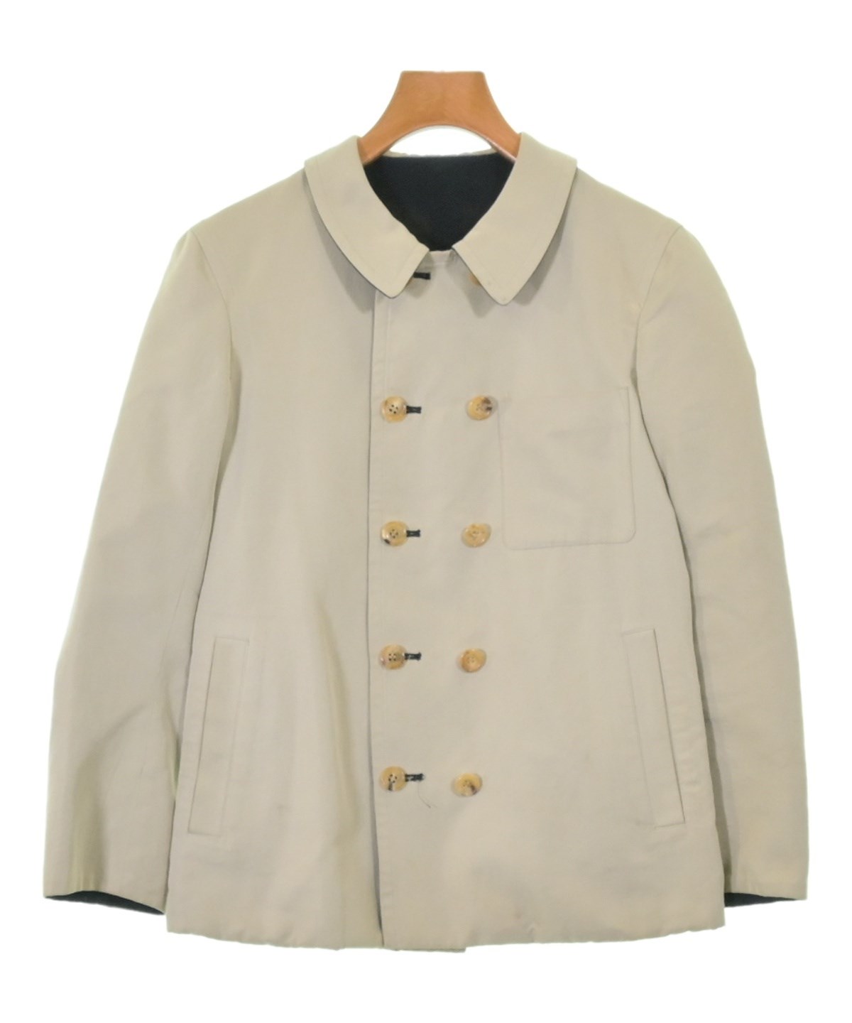 希少　製品染　トリココムデギャルソン　カバーオール　シャツジャケット　リネン混 希少 製品染 トリココムデギャルソン カバーオール シャツ