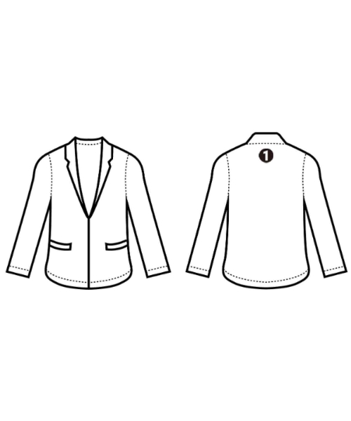 tricot COMME des GARCONS（トリココムデギャルソン）テーラードジャケット 黒 サイズ:M レディース/2200609436059