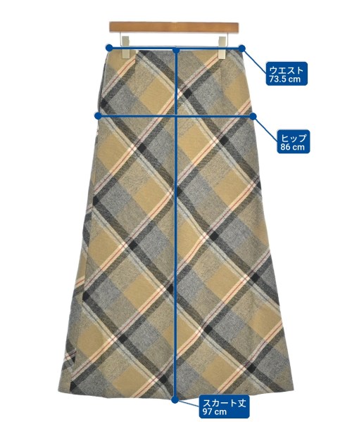 tricot COMME des GARCONS（トリココムデギャルソン）ロング・マキシ丈スカート ベージュ サイズ:M レディース/2200610274077