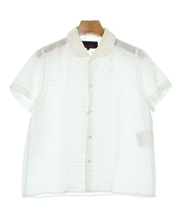オールド品 トリココムデギャルソン 変形ブラウス シャツ ボリューム袖 レーヨン tricot COMME des GARCONS（トリココムデギャルソン）ブラウス 白