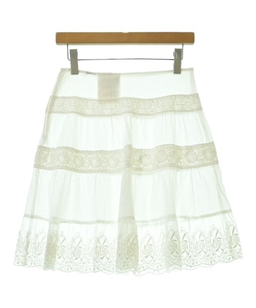 tricot COMME des GARCONS（トリココムデギャルソン）ひざ丈スカート 白 サイズ:S レディース/2200603581267