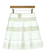 tricot COMME des GARCONS（トリココムデギャルソン）ひざ丈スカート 白 サイズ:S レディース/2200603581267