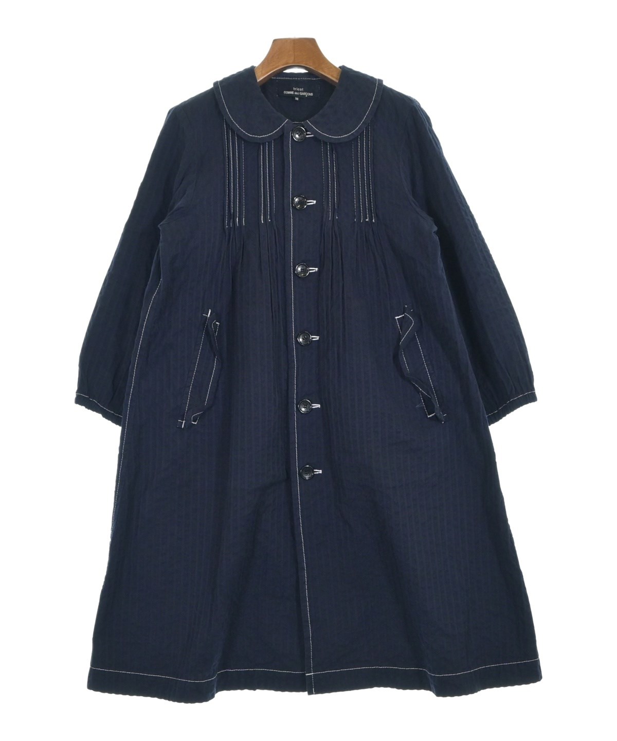 美品　トリココムデギャルソン　コート　ベージュ　M　ステンカラーコート　日本製 tricot COMME des GARCONS（トリココムデギャルソン）ステン