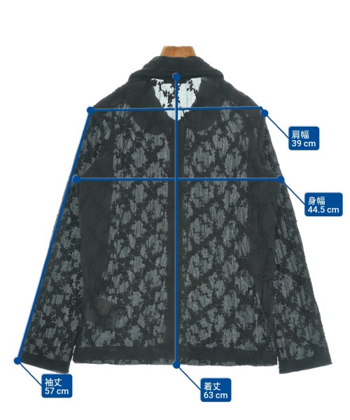 tricot COMME des GARCONS（トリココムデギャルソン）カジュアルシャツ 黒 サイズ:M レディース/2200607761054