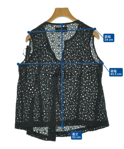 tricot COMME des GARCONS（トリココムデギャルソン）ブラウス 黒 サイズ:S レディース/2200664470043