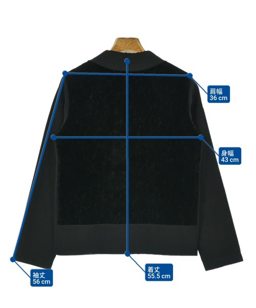 tricot COMME des GARCONS（トリココムデギャルソン）カジュアルシャツ 黒 サイズ:S レディース/2200675104036