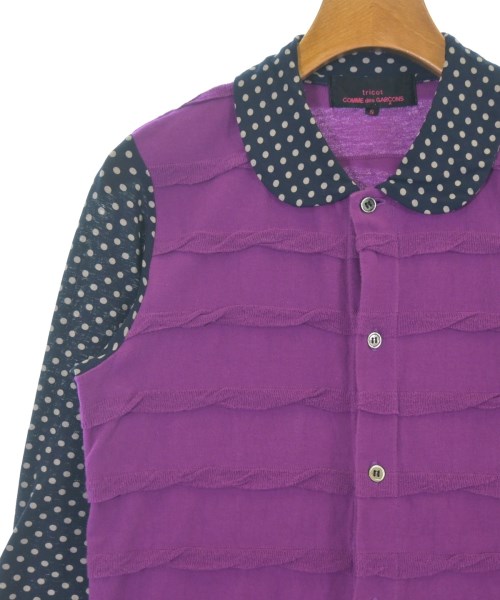 tricot COMME des GARCONS（トリココムデギャルソン）カーディガン 紫 サイズ:S レディース/2200675104043