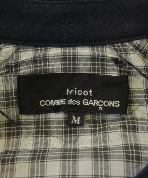 tricot COMME des GARCONS（トリココムデギャルソン）ステンカラーコート 紺 サイズ:M レディース/2200670983018