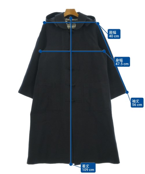 tricot COMME des GARCONS（トリココムデギャルソン）ステンカラーコート 紺 サイズ:M レディース/2200670983018