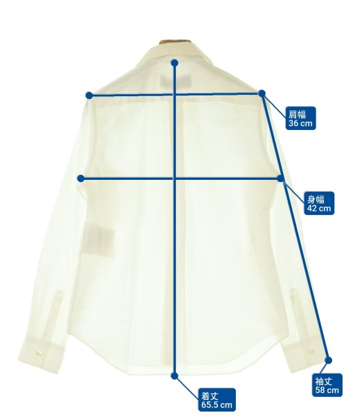 tricot COMME des GARCONS（トリココムデギャルソン）カジュアルシャツ 白 サイズ:S レディース/2200675792028