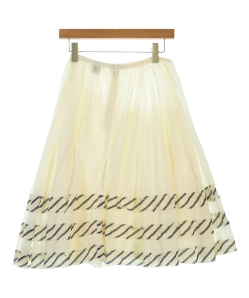 tricot COMME des GARCONS（トリココムデギャルソン）ひざ丈スカート 白 サイズ:-(L位) レディース/2200673293121