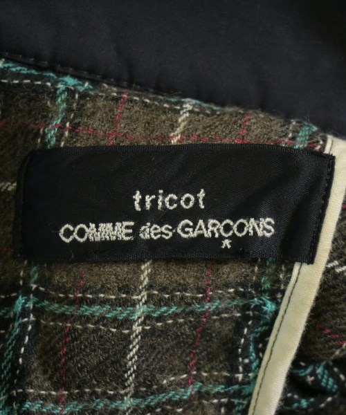 tricot COMME des GARCONS（トリココムデギャルソン）ステンカラーコート 紺 サイズ:M レディース/2200679228059