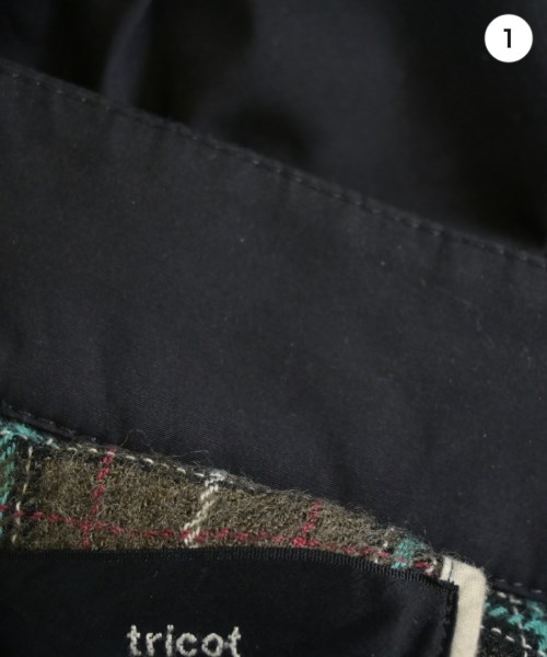 tricot COMME des GARCONS（トリココムデギャルソン）ステンカラーコート 紺 サイズ:M レディース/2200679228059