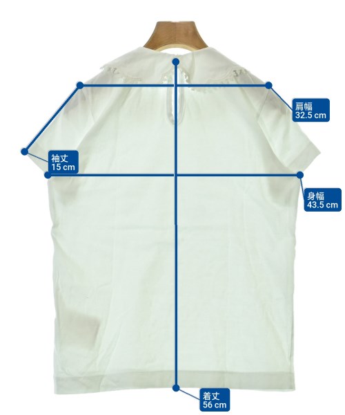 tricot COMME des GARCONS（トリココムデギャルソン）Tシャツ・カットソー 白 サイズ:S レディース/2200679925033