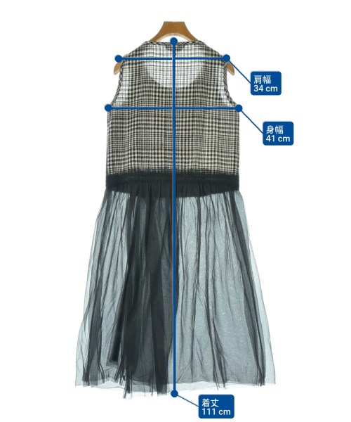 tricot COMME des GARCONS（トリココムデギャルソン）ワンピース 黒 サイズ:S レディース/2200680475299
