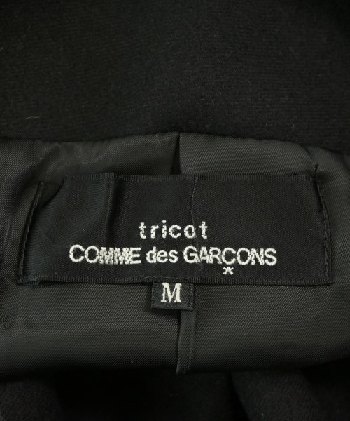 tricot COMME des GARCONS（トリココムデギャルソン）ノーカラージャケット 黒 サイズ:M レディース/2200677287010