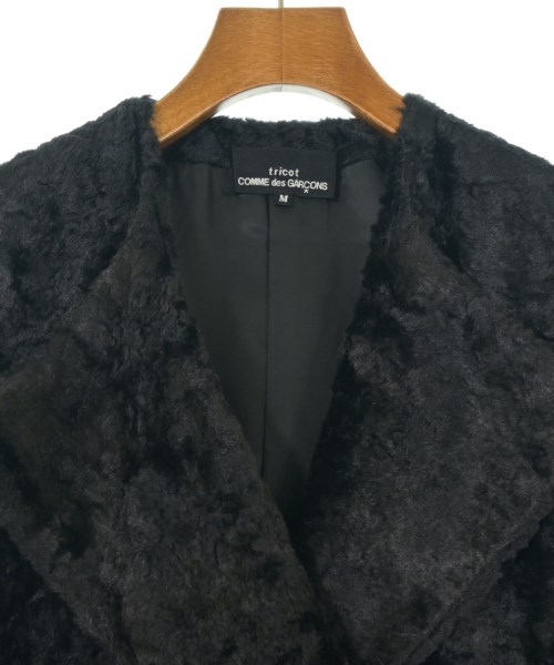 tricot COMME des GARCONS（トリココムデギャルソン）ノーカラージャケット 黒 サイズ:M レディース/2200677287027
