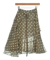 tricot COMME des GARCONS（トリココムデギャルソン）ひざ丈スカート 茶 サイズ:M レディース/2200676555103