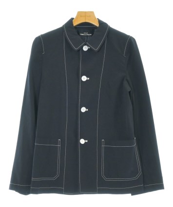 トリココムデギャルソン パールボタンジャケット　紺 中古・古着通販】tricot COMME des GARCONS (トリココムデギャルソン