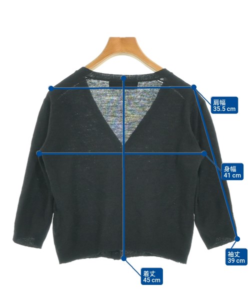tricot COMME des GARCONS（トリココムデギャルソン）カーディガン 黒 サイズ:-(S位) レディース/2200681868144