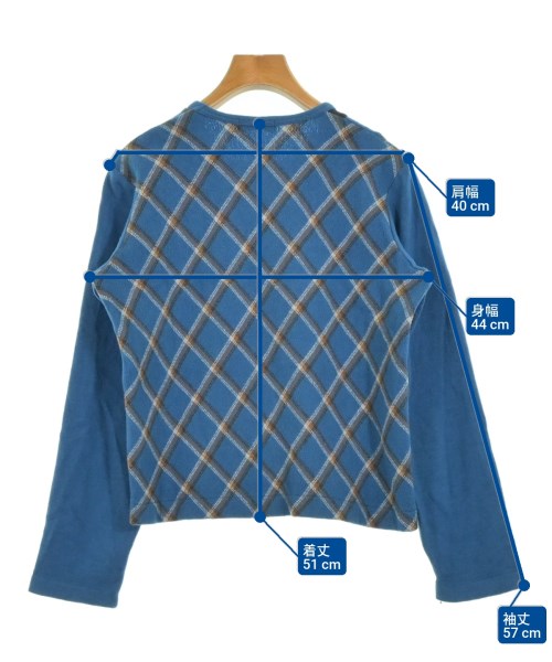 tricot COMME des GARCONS（トリココムデギャルソン）Tシャツ・カットソー 青 サイズ:-(L位) レディース/2200681868410