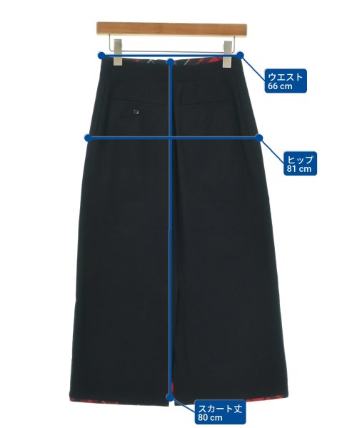 tricot COMME des GARCONS（トリココムデギャルソン）ロング・マキシ丈スカート 紺 サイズ:M レディース/2200694424108