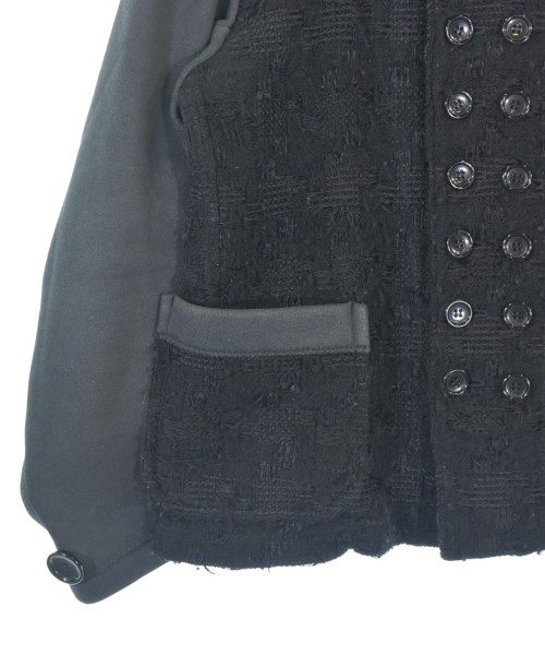 tricot COMME des GARCONS（トリココムデギャルソン）カジュアルジャケット 黒 サイズ:S レディース/2200694734016