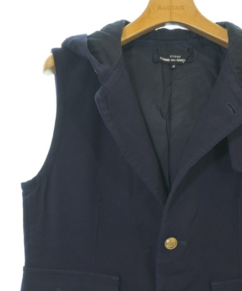 tricot COMME des GARCONS（トリココムデギャルソン）ベスト 紺 サイズ:S レディース/2200691770055
