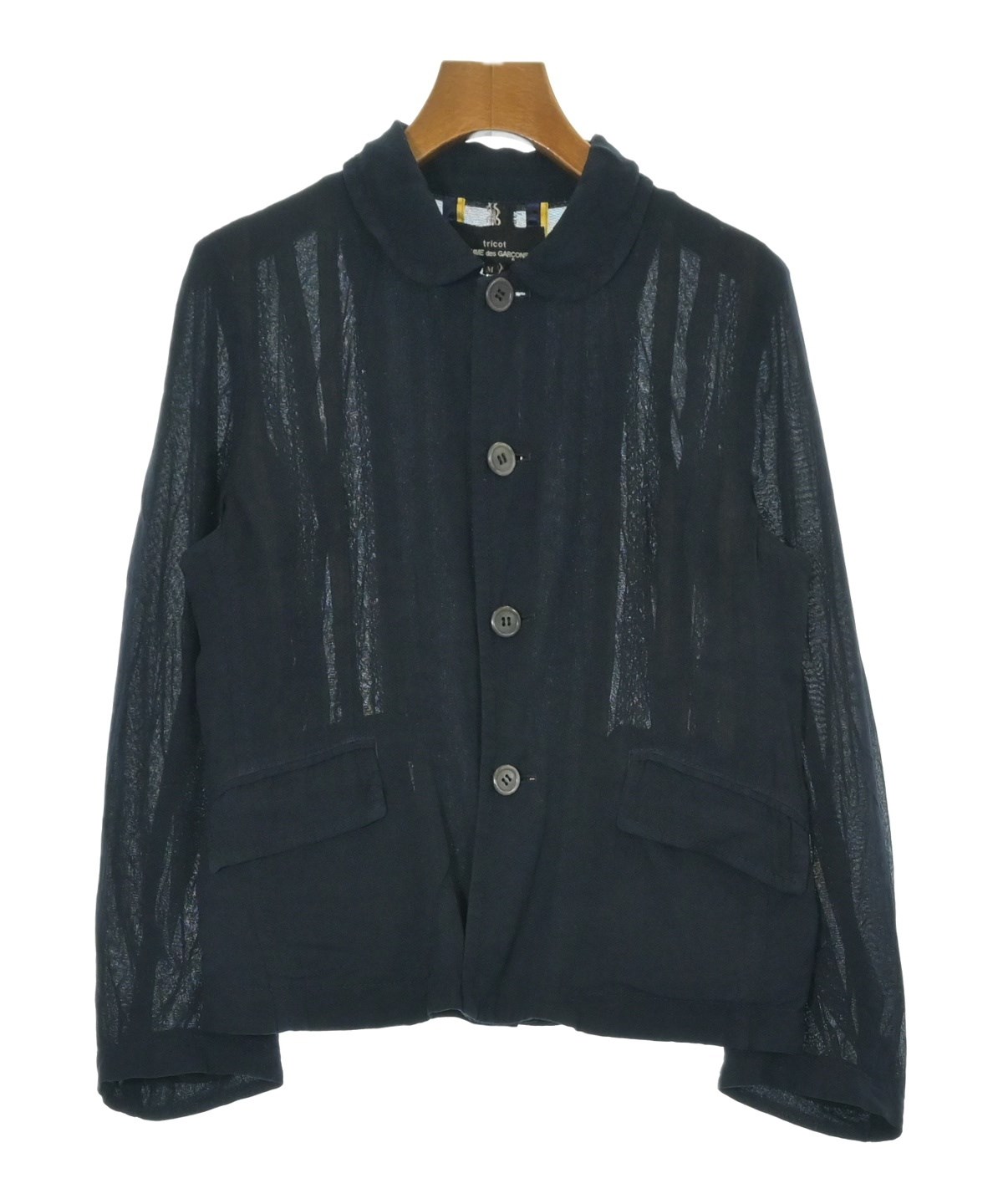 トリココムデギャルソン パールボタンジャケット　紺 tricot COMME des GARCONS（トリココムデギャルソン）カジュアル
