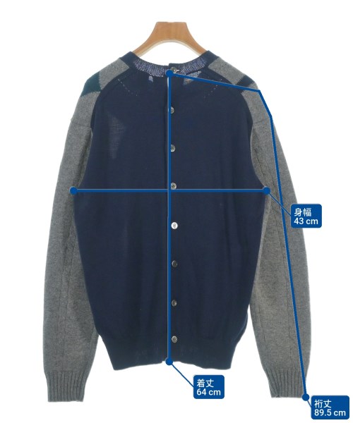 tricot COMME des GARCONS（トリココムデギャルソン）ニット・セーター グレー サイズ:M レディース/2200696018022