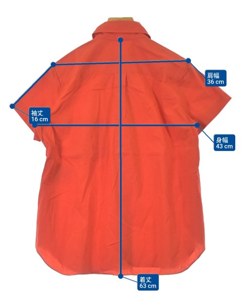 tricot COMME des GARCONS（トリココムデギャルソン）カジュアルシャツ オレンジ サイズ:M レディース/2200696092039