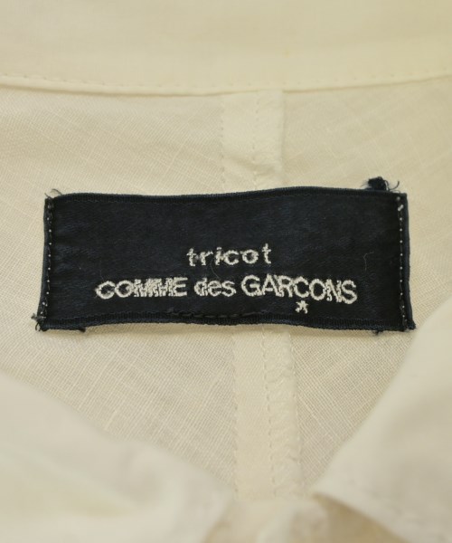 tricot COMME des GARCONS（トリココムデギャルソン）カジュアルシャツ 白 サイズ:S レディース/2200696131011