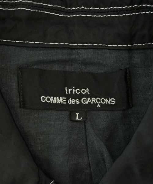 tricot COMME des GARCONS（トリココムデギャルソン）カジュアルジャケット 黒 サイズ:L レディース/2200692261019